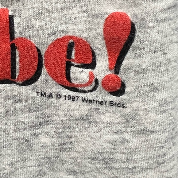 Vintage 97 Taz Tasmania Looney Tunes Warner Bros T-Shirt 100% Babe Plus 1X - Picture 3 of 9